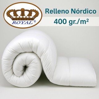 Relleno Nórdico Blanco Microfibra 400 gr/m² Alta Calidad Royal