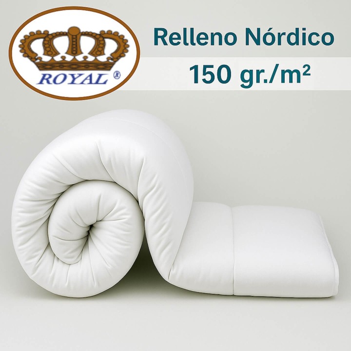 Rellenos Nórdicos Microfibra de 150 gr Alta Calidad Royal para entretiempo y Primavera