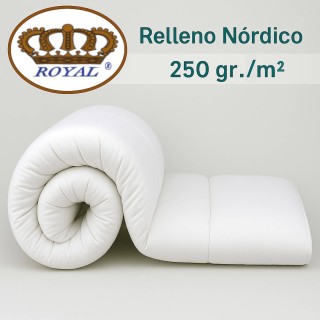 Rellenos Nórdicos Microfibra de 250 gr Alta Calidad Royal para Otoño