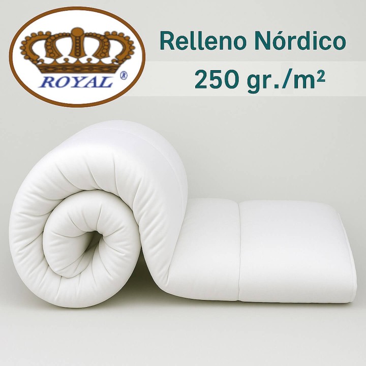 Rellenos Nórdicos Microfibra de 250 gr Alta Calidad Royal para Otoño